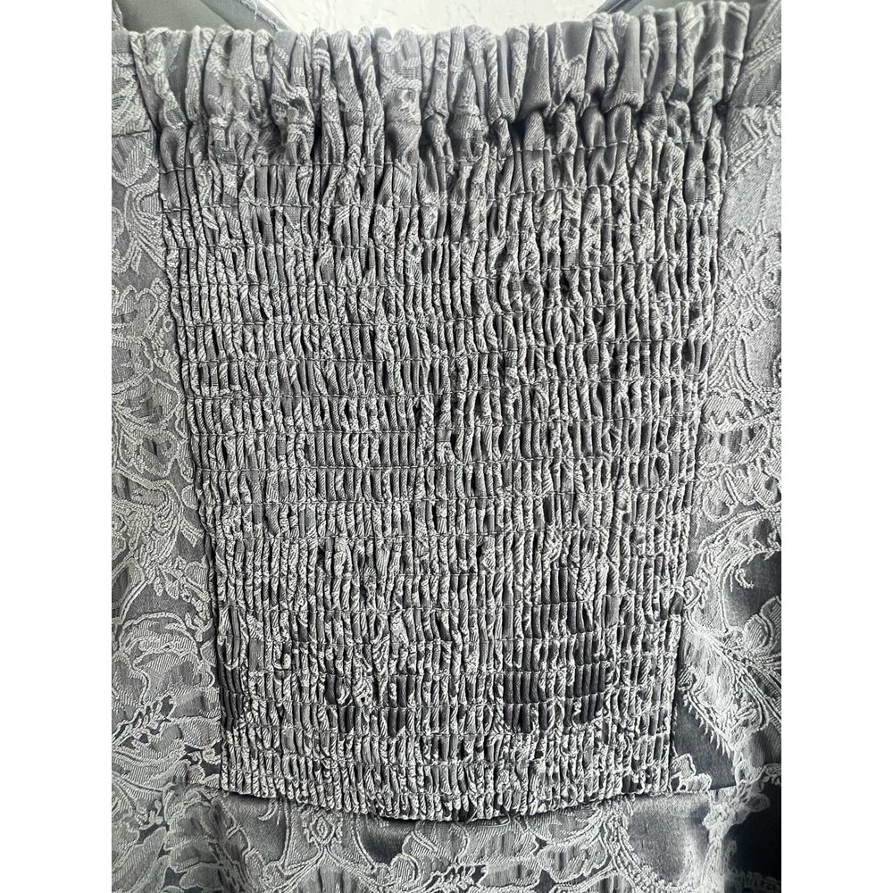 Guess Embroidered Ruffle Fit & Flare Cami - Picture 8 of 12